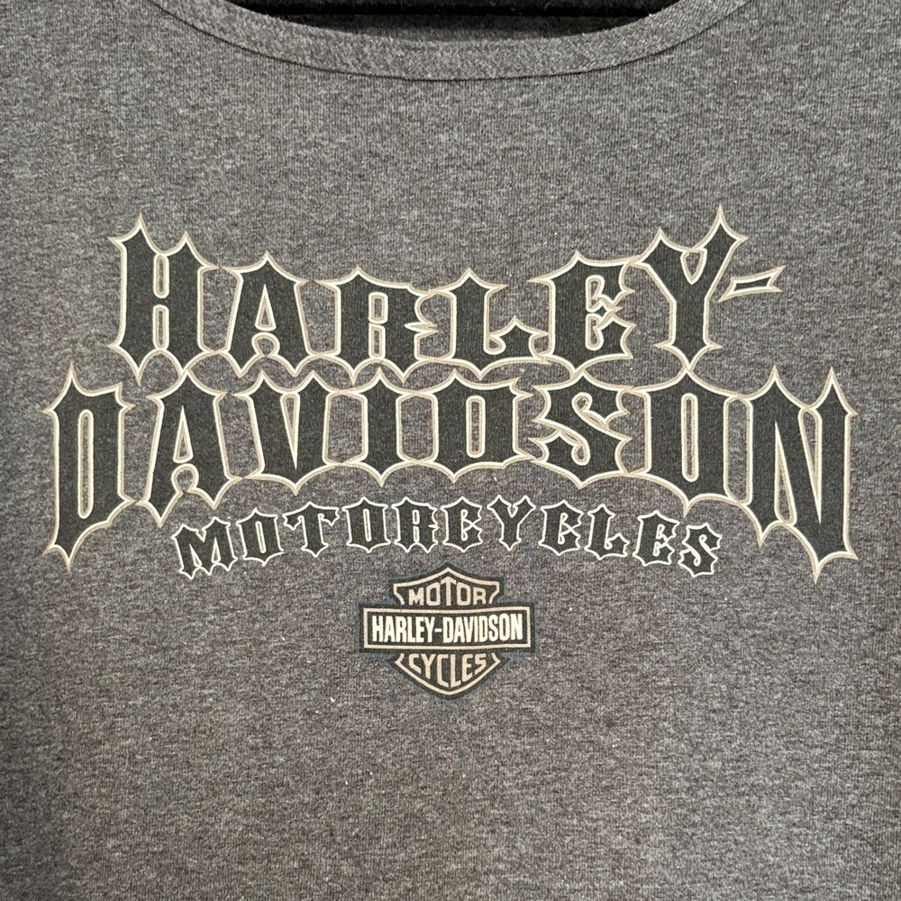 Harley-Davidson St. Augustine Men's Charcoal Tank Top - Picture 2 of 5